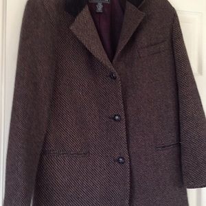 Heavy wool blazer